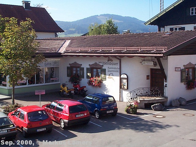 von der Terasse beim Frhstck in Oberstaufen