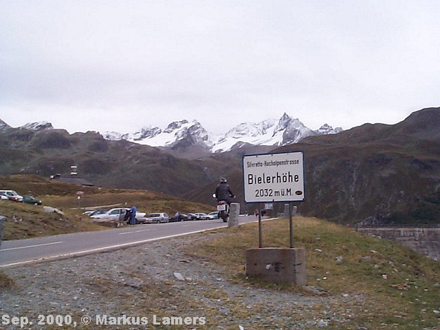 Silvretta Hochalpenstrae; Bielerhhe 2032m .M.